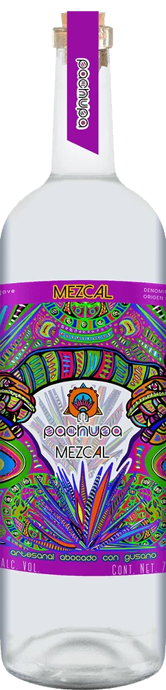 Botella de Mezcal con Gusano Pachupa